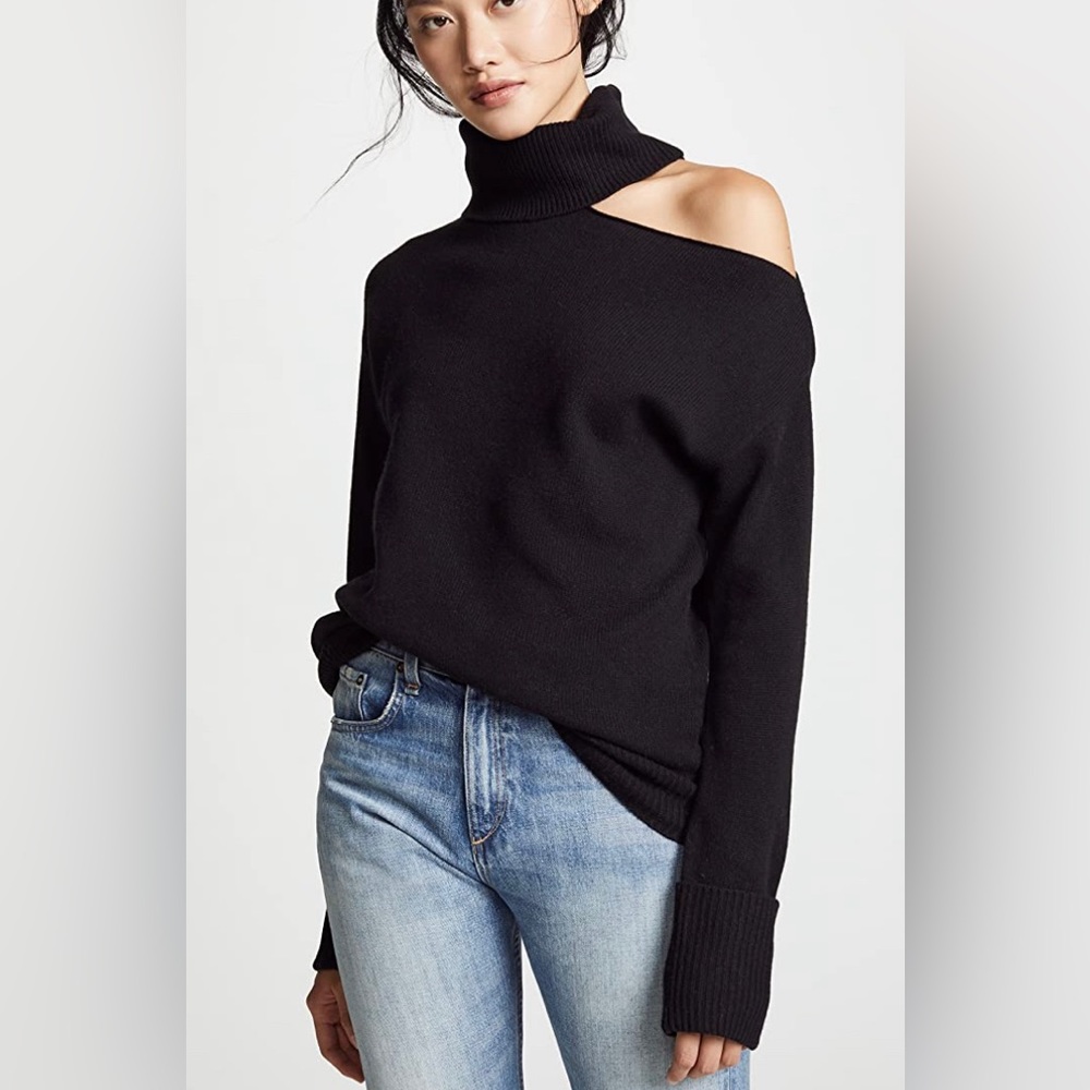 PAIGE Raindi black sweater, brand new with tags. Women’s Size SMALL